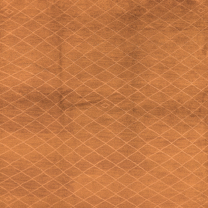 Square Solid Orange Modern Rug, urb600org