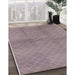 Machine Washable Industrial Modern Rose Dust Purple Rug in a Family Room, wshurb600