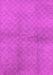 Machine Washable Solid Pink Modern Rug, wshurb600pnk