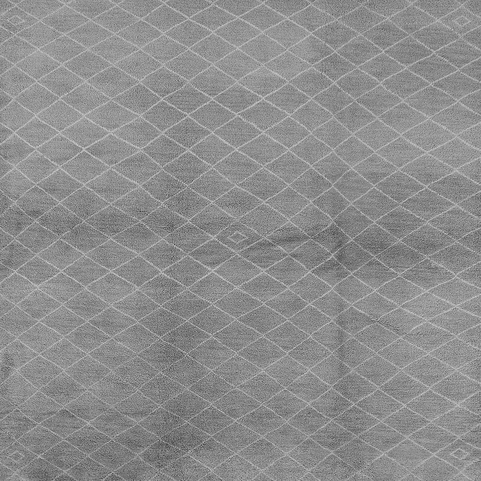 Square Solid Gray Modern Rug, urb600gry