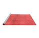 Modern Red Washable Rugs