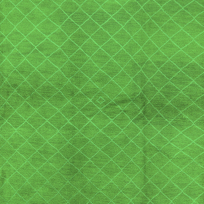 Solid Green Modern Rug, urb600grn