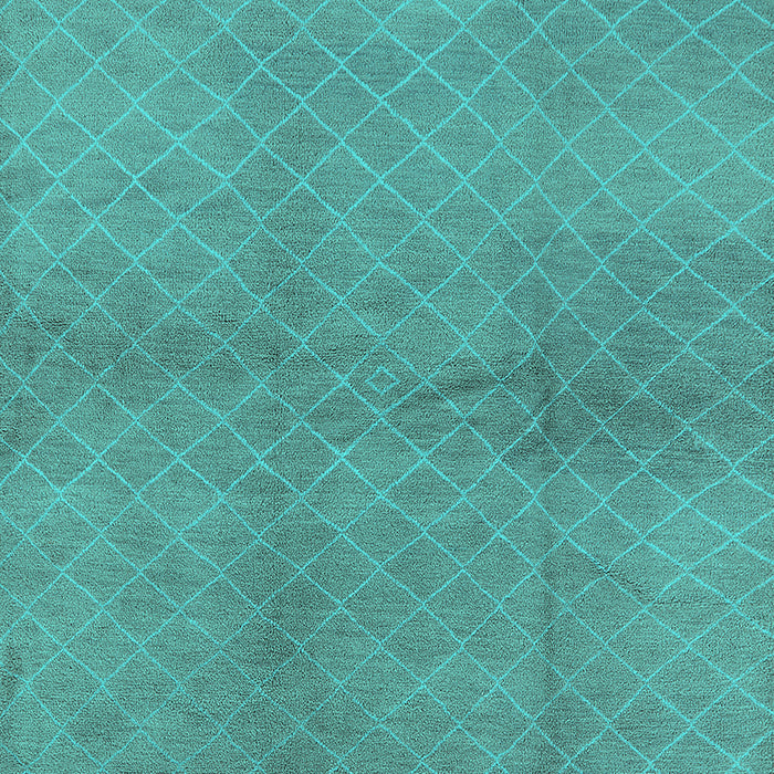 Solid Turquoise Modern Rug, urb600turq