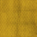 Square Solid Yellow Modern Rug, urb600yw