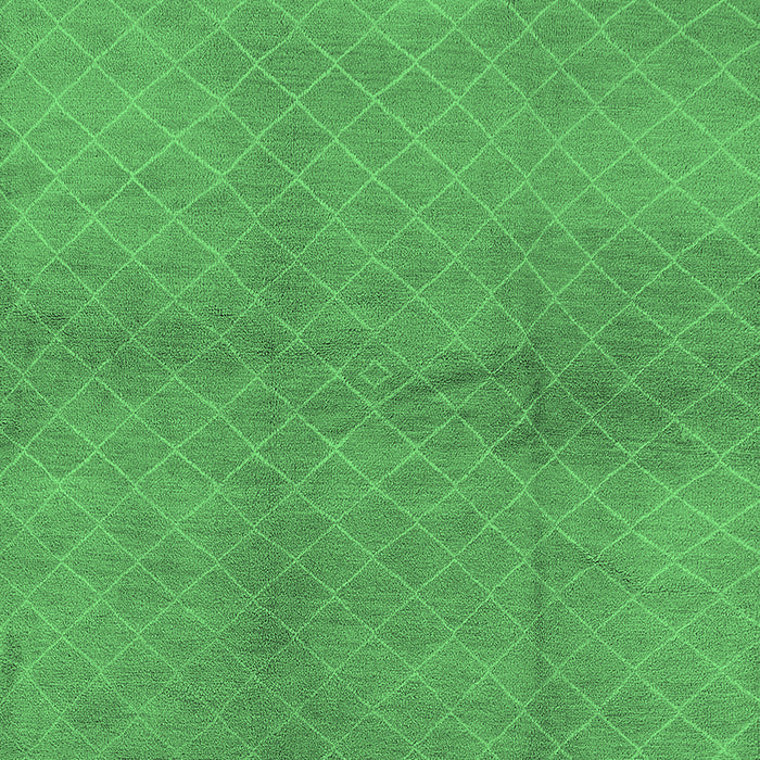 Machine Washable Solid Emerald Green Modern Area Rugs, wshurb600emgrn