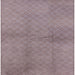 Square Machine Washable Industrial Modern Rose Dust Purple Rug, wshurb600
