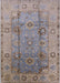 Mid-Century Modern Mauve Taupe Purple Oriental Rug, urb601