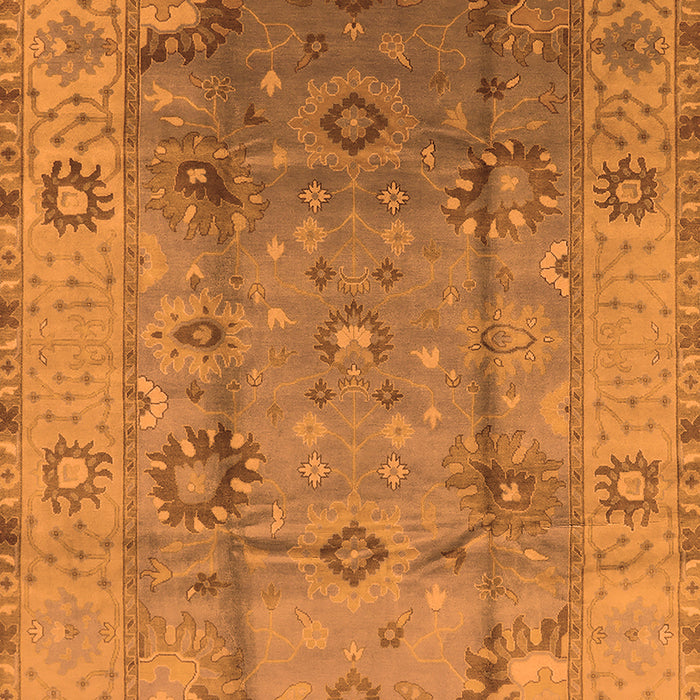 Oriental Orange Traditional Rug, urb601org