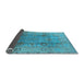 Sideview of Oriental Light Blue Traditional Rug, urb601lblu