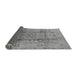 Sideview of Oriental Gray Traditional Rug, urb601gry