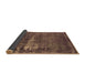 Sideview of Persian Brown Bohemian Rug, urb602brn