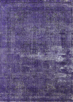 Machine Washable Industrial Modern Purple Rug, wshurb602