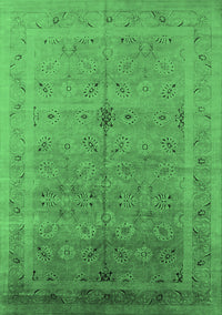 Oriental Emerald Green Industrial Rug, urb603emgrn