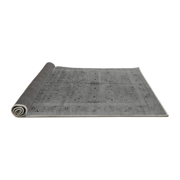Sideview of Oriental Gray Industrial Rug, urb603gry