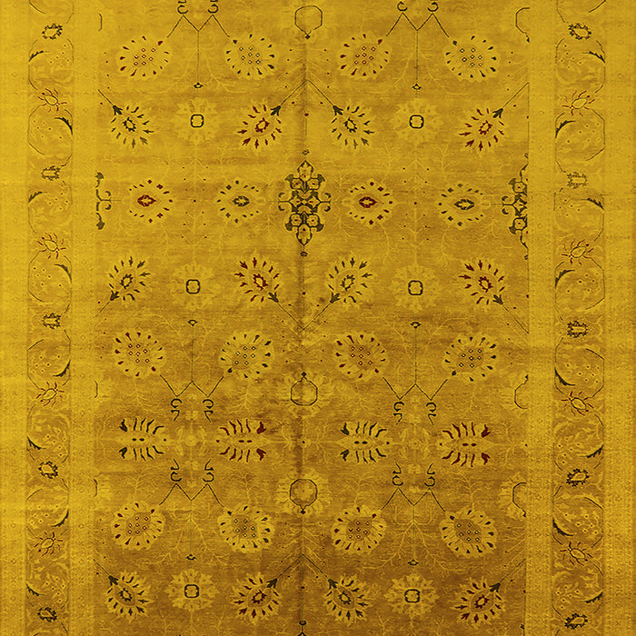Oriental Yellow Industrial Rug, urb603yw