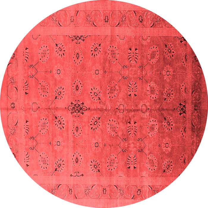 Machine Washable Oriental Red Industrial Rug, wshurb603red