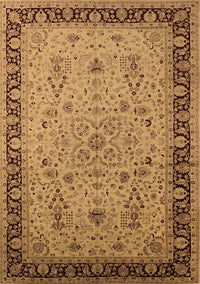 Oriental Brown Traditional Rug, urb604brn