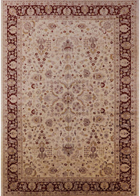 Machine Washable Industrial Modern Sienna Brown Rug, wshurb604