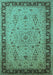 Oriental Turquoise Traditional Rug, urb604turq