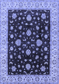 Oriental Blue Traditional Rug, urb605blu