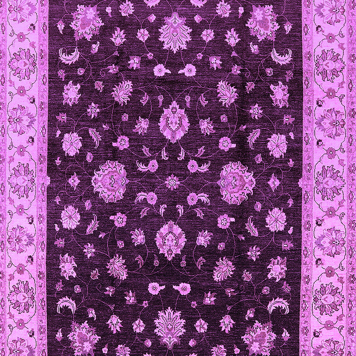 Machine Washable Oriental Purple Traditional Area Rugs, wshurb605pur