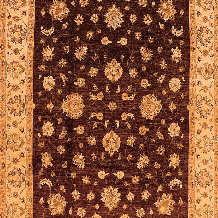 Oriental Orange Traditional Rug, urb605org