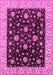 Oriental Pink Traditional Rug, urb605pnk