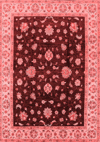 Oriental Red Traditional Rug, urb605red