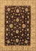Oriental Brown Traditional Rug, urb605brn