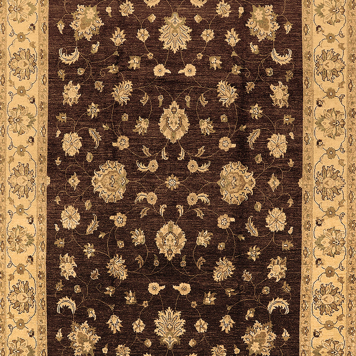 Oriental Brown Traditional Rug, urb605brn