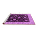 Sideview of Machine Washable Oriental Purple Traditional Area Rugs, wshurb605pur