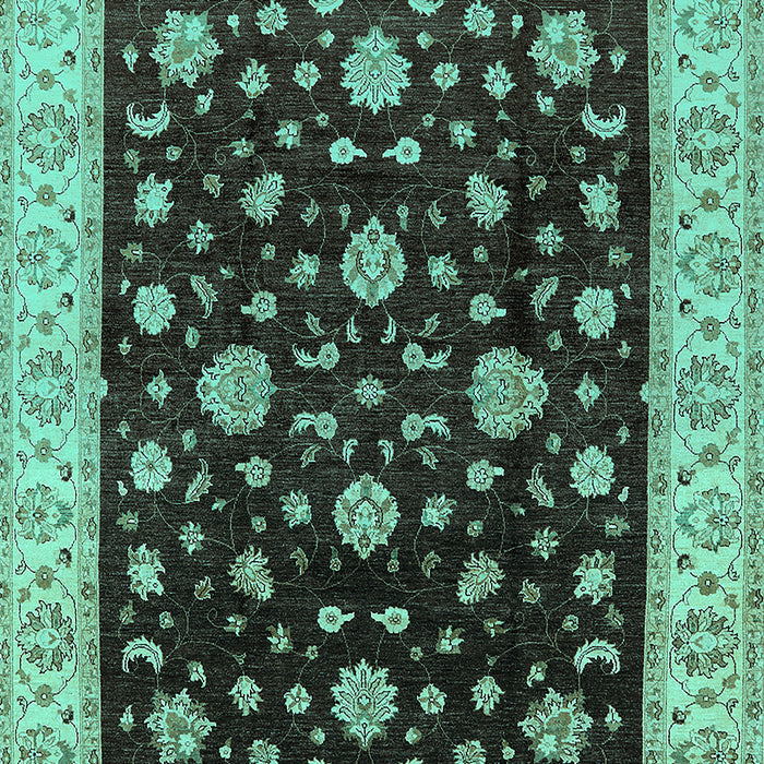 Oriental Turquoise Traditional Rug, urb605turq