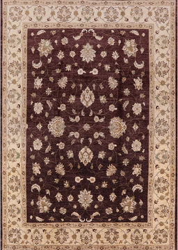 Machine Washable Industrial Modern Vermilion Red Rug, wshurb605