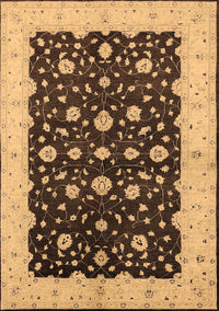 Oriental Brown Traditional Rug, urb606brn