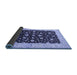 Sideview of Oriental Blue Traditional Rug, urb606blu