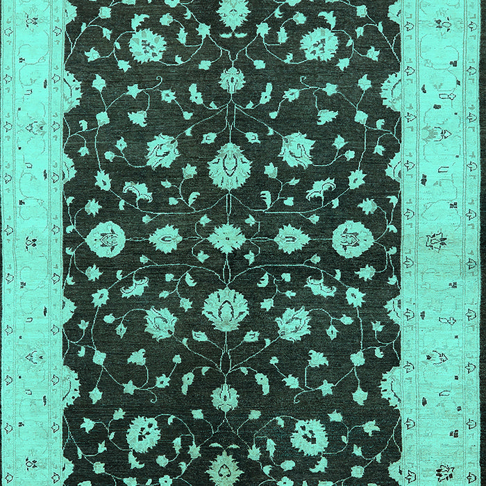 Oriental Turquoise Traditional Rug, urb606turq