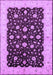 Oriental Purple Traditional Rug, urb606pur