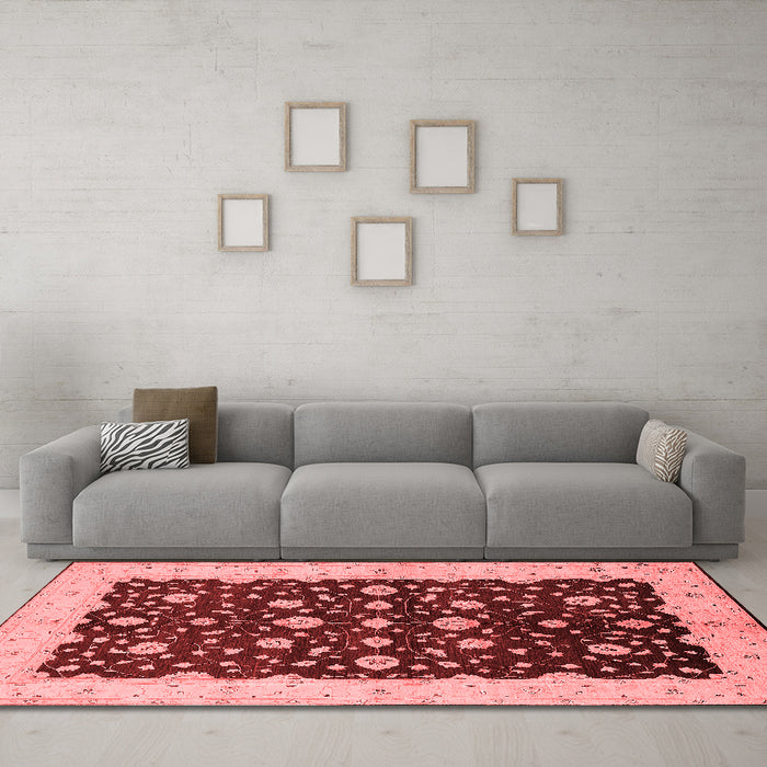 Traditional Red Washable Rugs