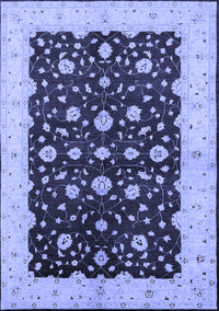 Oriental Blue Traditional Rug, urb606blu