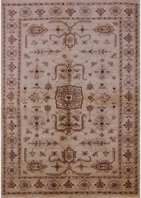 Machine Washable Industrial Modern Sienna Brown Rug, wshurb607