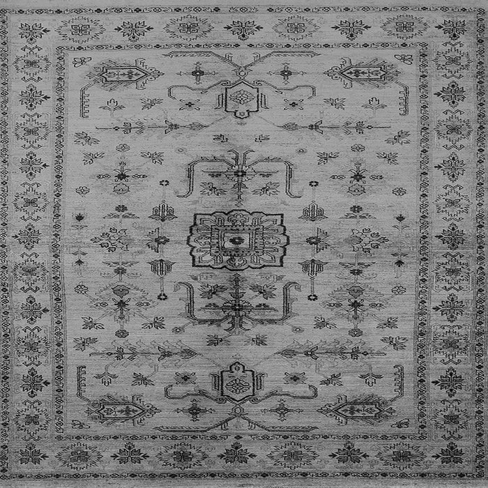 Square Oriental Gray Traditional Rug, urb607gry