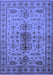 Oriental Blue Traditional Rug, urb607blu