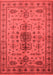 Oriental Red Traditional Area Rugs