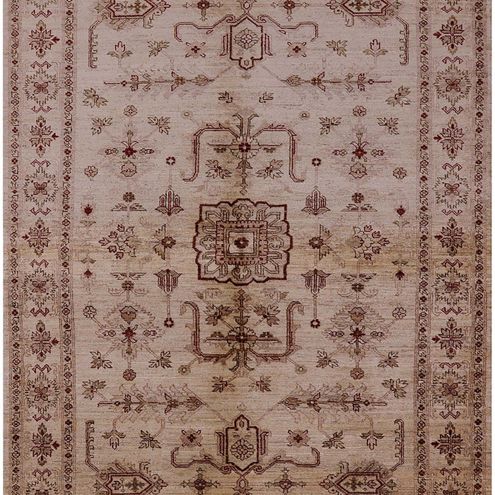 Mid-Century Modern Sienna Brown Oriental Rug, urb607