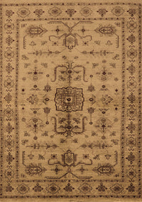 Oriental Brown Traditional Rug, urb607brn