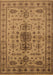 Oriental Brown Traditional Rug, urb607brn