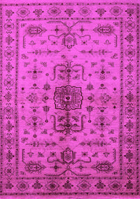 Oriental Pink Traditional Rug, urb607pnk
