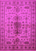Oriental Pink Traditional Rug, urb607pnk