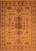 Oriental Orange Traditional Rug, urb607org