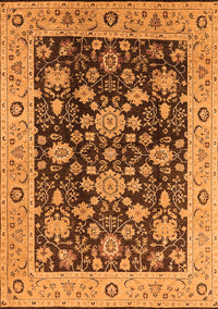 Oriental Orange Traditional Rug, urb608org
